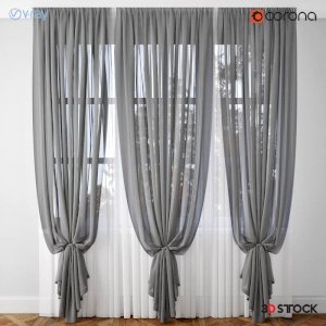 Classical sheer curtain