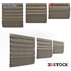 Brown Folding curtain