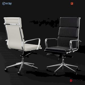 office modern 3d model chairs
