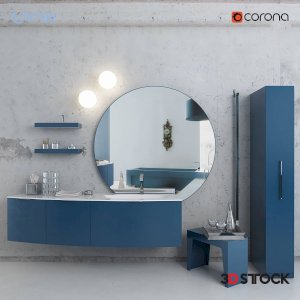 furniture-and-decor-for-bathrooms 3dmax 
