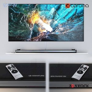 oled 4k led tv 3d max