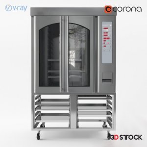 kitchen oven model 3d model