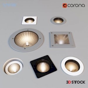  spot light models / 3d model