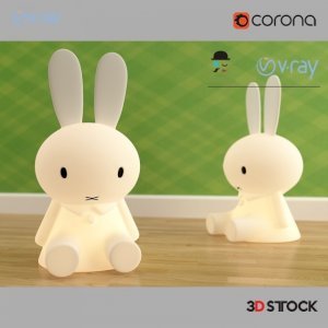 rabbit lamp  /3d model