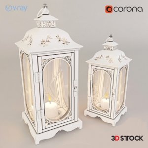 garden candle holder/garden candle holder/ 3d model 