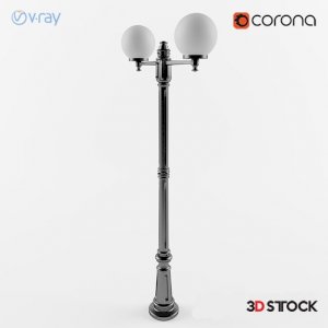 street lamp globe /3d model