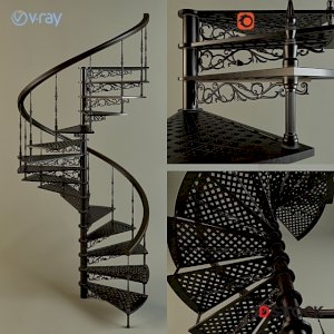 tumbled staircase models /3d model