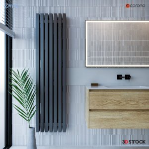 bathroom honeycomb black /3d model