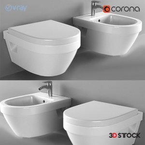 white color toilet seat model /3d modeling