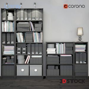 office dressing room wardrobe and accessories/3d model