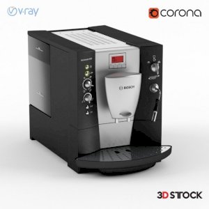 mini coffee barista machine/3d model