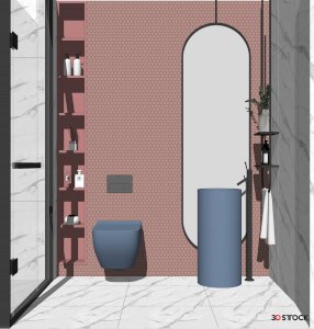 bathroom 3d max