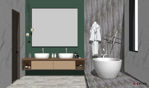 bathroom 3d max