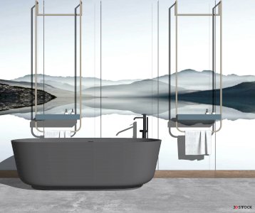 bathroom 3d max 
