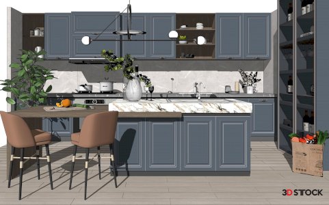 kitchen 3d max