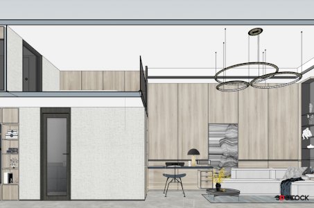 living room corner sofan 3d max