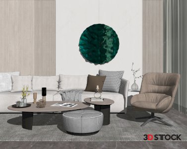 corner sofa living room 3d max