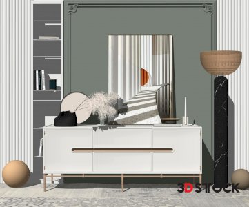 mirror cabinet 3d max