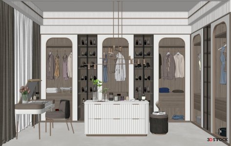 WARDROBE 3d max