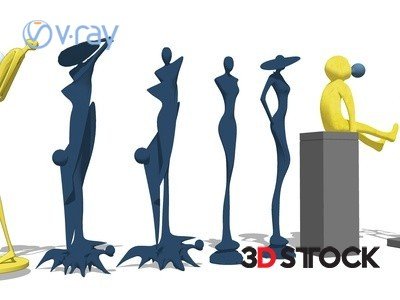 display bookshelf 3d max