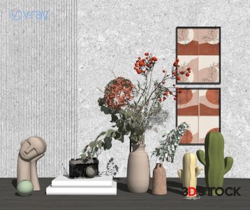 display bookshelf 3d max