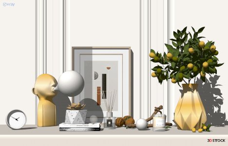 display bookshelf 3d max,