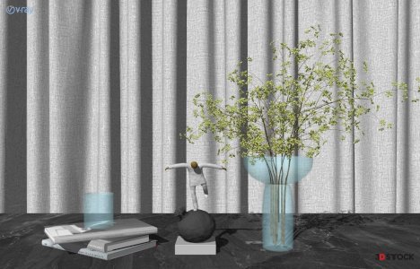 display bookshelf  3d  max