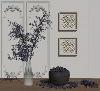 display bookshelf 3d max