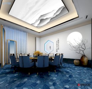 dining room 3d max