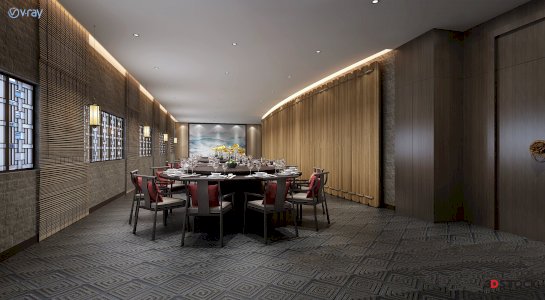 dining room 3d max