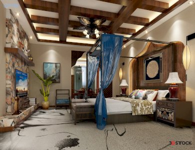 beedroom  3d max