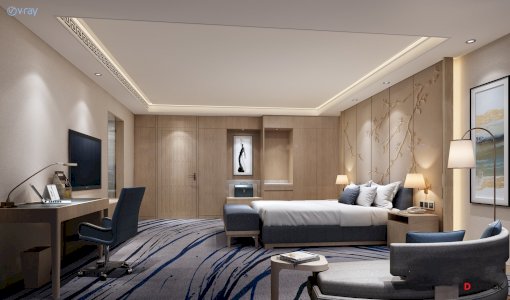 bedroom  3d max