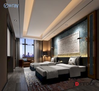 bedroom 3d max