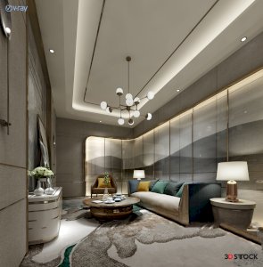 living room 3d max