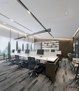 office area  3d max