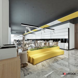 office area modeling