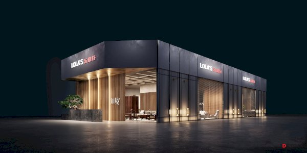 fair stand   3d max 