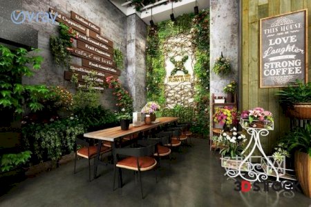  cafe and shop 3d max 