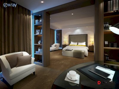 bed room 3d max 