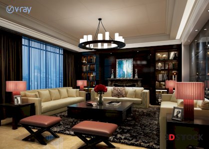 living rooms 3d max 