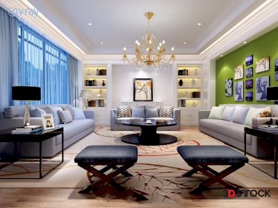 living rooms  3d max 