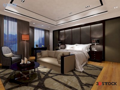 bedroom 3d max 