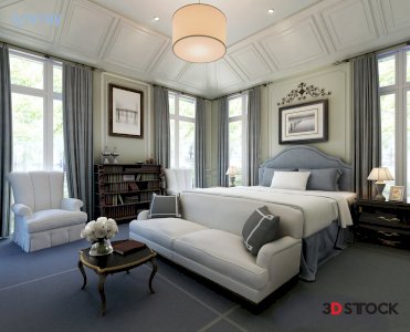 bedroom 3d max 