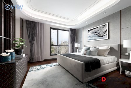 bedroom 3d max 