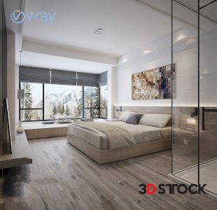 bedrooms 3d max 