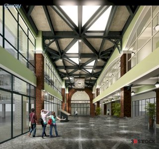 painting and travel museum 3D MAX 