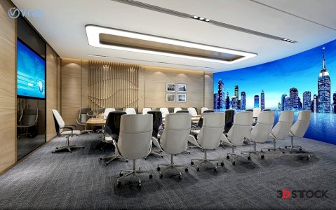 meeting room  3d max 