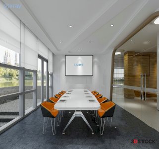 meeting room 3d max 