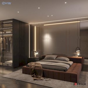 bedrooms 3d max 