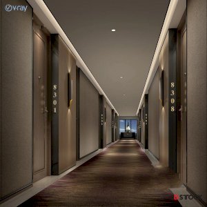 hotel 3d max 